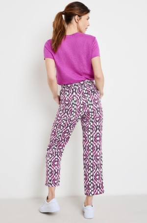 Gerry Weber női nadrág len, bő,gumisderekú,