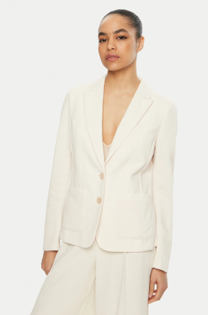 Olsen női zakó béleletlen,pamut,foltzsebes