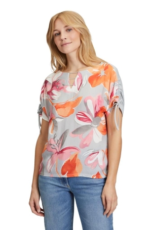 Betty Barclay női felső, húzott-rövidujjú, láncos nyak