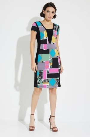 Joseph Ribkoff női ruha, japánujjú, mellénél betétes