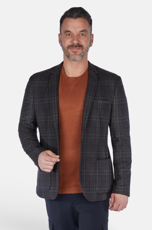 Calamar férfi zakó, rávarrt zsebes