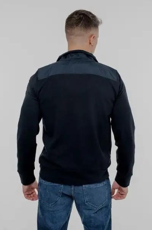 Pierre Cardin férfi kardigán, galléros, cipzáros