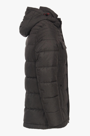 Casamoda férfi kabát, steppelt, kapucnis