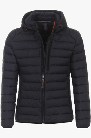 Casamoda férfi dzseki, steppelt kapucnis