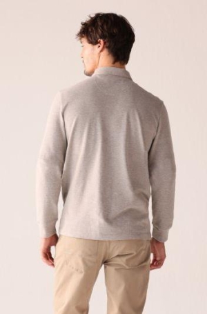 Pierre Cardin férfi ingpulóver hosszúujjú,gombos nyakú