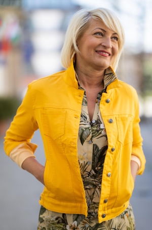 Golléhaug női dzseki farmer fazon