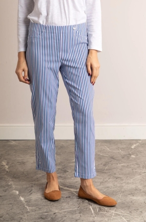 Robell női nadrág, capry farzsebes hasított szár