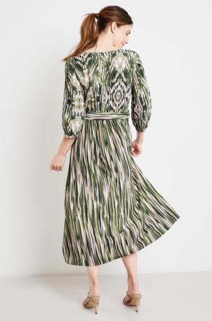 Gerry Weber női ruha 3/4-es ujjú,öves,gumisderekú