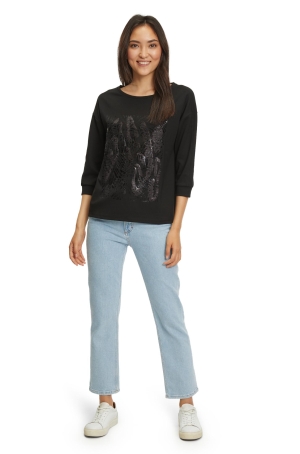 Betty Barclay női felső,3/4-es ujjú,elöl flitteres