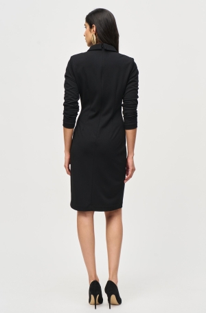 Joseph Ribkoff női ruha, fazonos, zsebpatnis, hosszúujjú, díszgombos, hátul cipzáros