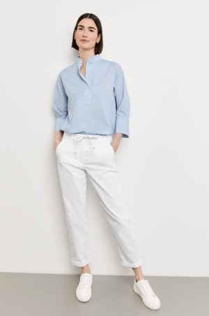 Gerry Weber női nadrág chinó, gumisderekú, öves