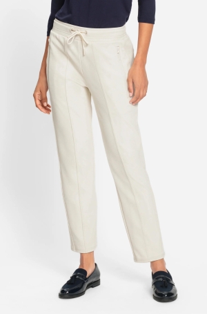 Olsen női nadrág, sávolyos, megkötős, cipzáros zseb