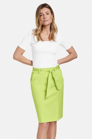 Gerry Weber női szoknya rövid,svédzsebes,öves,oldalt hasíték