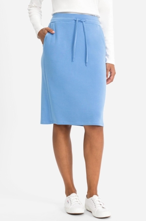 Olsen női szoknya, gumisderekú, zsebes