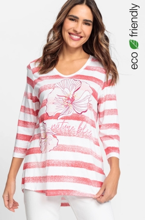 Olsen női felső hosszított,3/4-es ujjú,