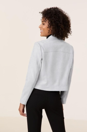 Gerry Weber női dzseki, velúrhatású, motoros, asszimetrikus cipzár