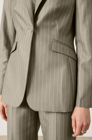 Taifun női blézer, karcsúsított, zsebpatnis, 1 gombos