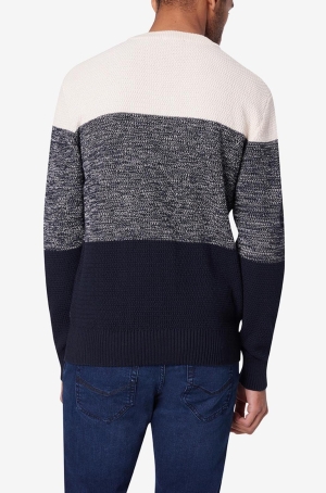 Pierre Cardin férfi pulóver, kötött, kereknyakú