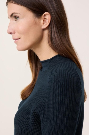 Gerry Weber női pulóver tubusnyakú,hosszúujjú,oldalt cipzáros