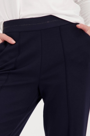 Monari női nadrág egyenes,svédzsebes,gumisderekú