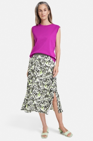 Gerry Weber női szoknya hosszú, gumisderekú,bő,oldalt sliccelt