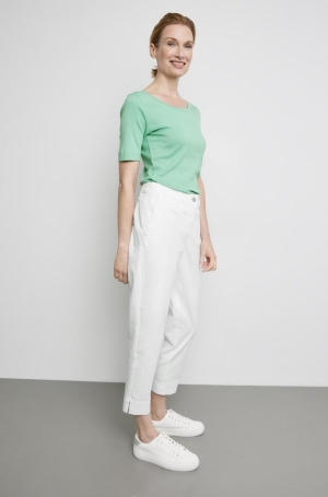 Gerry Weber női nadrág, 5 zsebes, gumis derekú, capry