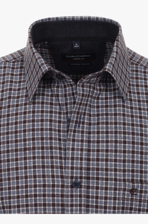 Casamoda férfi ing, casual fit, hosszúujjú,flanel