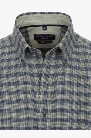 Casamoda férfi ing,casual fit,len,hosszúujjú