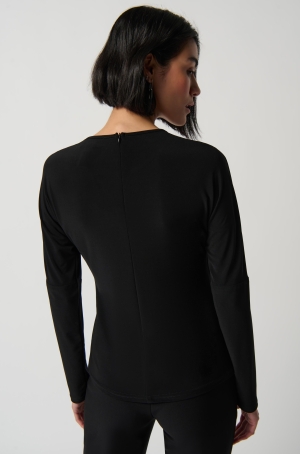 Joseph Ribkoff női felső, hosszúujjú, zsinorrátétes