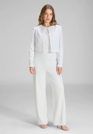 Swing női kabátka, chanel, gombnélküli, farmer