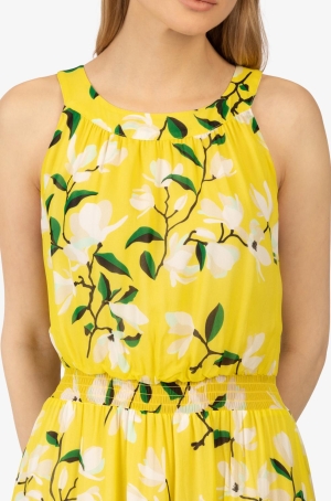 Apart női ruha ujjatlan,gumisderekú,kereknyakú