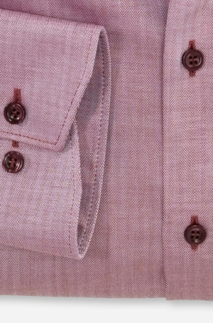 Olymp férfi ing, modern fit hosszúujjú, halszálkás