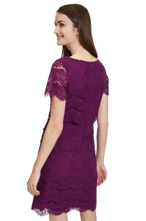 Vera Mont női ruha csipke rövidujjú piés