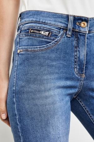 Gerry Weber női nadrág, farmer, cipzáros szárú, roncsolt