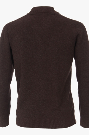 Casamoda férfi kardigán, cipzáros, állógalléros