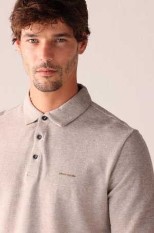 Pierre Cardin férfi ingpulóver hosszúujjú,gombos nyakú