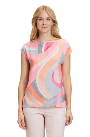 Betty Barclay női felső, ujjatlan, selyemelejü