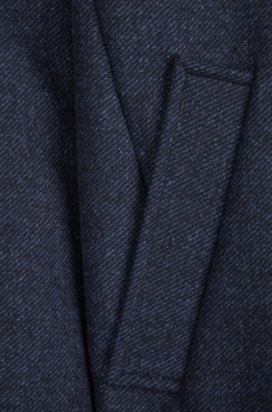 Calamar férfi kabát szövet, halszálkás