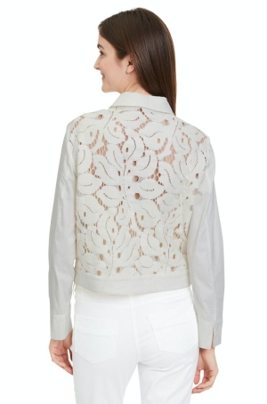 Betty Barclay női kabátka, riselt, zsebén strasszos, patentos