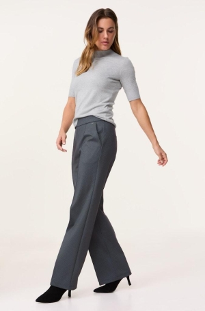 Gerry Weber női nadrág, egyenes, svédzsebes, gumisderekú, élvarrott