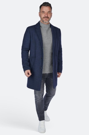 Calamar férfi kabát szövet, halszálkás