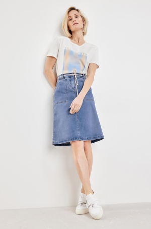 Gerry Weber női szoknya,madzagos,vászon