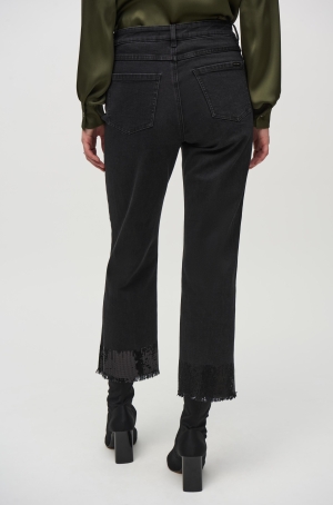 Joseph Ribkoff női nadrág farmer,szárán flitteres