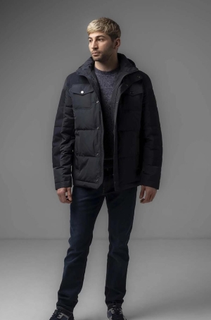 Pierre Cardin férfi dzseki szövet rátét,levehető kapucni