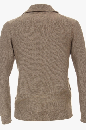 Casamoda férfi pulóver, cipzáros galléros