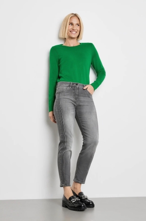 Gerry Weber női nadrág, farmer, szárán tűzött