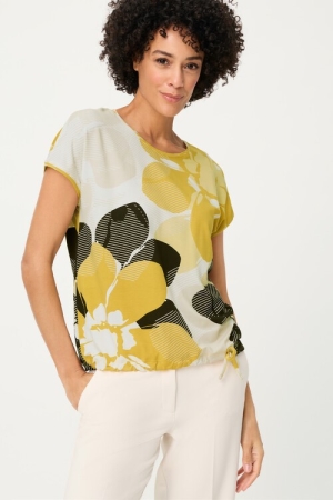 Olsen női felső japánujjú,kereknyakú,megkötős aljú