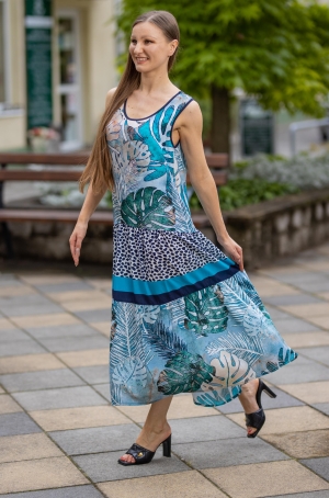 Dolcezza női ruha ujjatlan, alul fodros