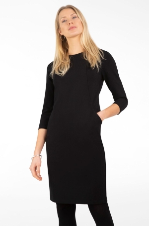 Apart női ruha zsebes,3/4-es ujjú