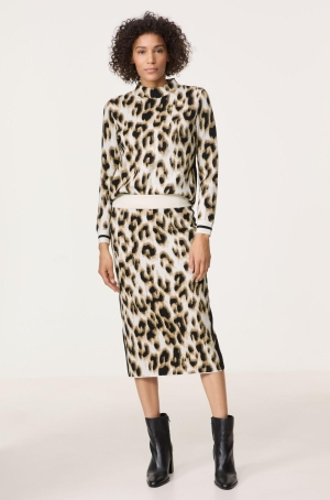 Gerry Weber női szoknya kötött,midi,gumisderekú